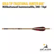 Gold Tip Traditional Hunter 006" hiilikuitunuoli luonnonsulilla, 340 - 1 kpl - yksityiskohta sulituksesta oikea - Hiilikuitunuolet - 1086701192 - 3