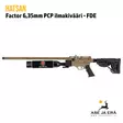 Hatsan Factor 6,35 mm PCP ilmakivääri, FDE - vasemmalta sivusta - 6,35 mm PCP paineilmakiväärit - 067892 - 21