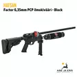 Hatsan Factor 6,35 mm PCP ilmakivääri, Black - oikealta takaviistosta, bipod - 6,35 mm PCP paineilmakiväärit - 067892 - 11