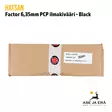 Hatsan Factor 6,35 mm PCP ilmakivääri, Black - myyntipakkauksen pääty, tuotetiedot - 6,35 mm PCP paineilmakiväärit - 067892 - 18