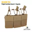 Triple Carbine Insert Coyote - edestä - Reput ja laukut - 5908218740402 - 4
