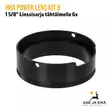 HHA Power Lens Kit B 1 5/8" 6x,linssikehä sivulta - Tähtäimen osat ja tarvikkeet - 1107761012 - 15