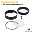 HHA Power Lens Kit B 1 5/8" linssisarja 4x - sarjan kaikki osat - Tähtäimen osat ja tarvikkeet - 1107761012 - 10