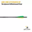 Hori-Zone Aftershock 20" varsijousen hiilikuitunuoli 6 kpl - Yksityiskohta sulat - Varsijousen tarvikkeet - 8720054599672 - 10