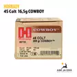 Hornady Cowboy 45 Colt 16,5g - Revolverin patruunat - 090255391152 - 4