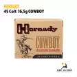 Hornady Cowboy 45 Colt 16,5g - Revolverin patruunat - 090255391152 - 1