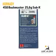 Hornady Subsonic 450 Bushmaster 25,6g Sub-X kiväärin patruuna - Muut kaliiperit - 090255822472 - 5