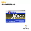 Lapua X-ACT 22LR 2,59g LRN pienoiskivääripatruuna - 22 LR patruunat - 4023045421612 - 24