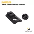Leapers UTG Swivel Stud to Picatinny adapteri - Kiikarinjalat ja tarvikkeet - 4712274528062 - 2