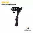 NITEforce CARBON Bipod matala ammuntatuki - yleiskuva sivusta - Hiilikuitu bipodit - 6430061581912 - 5