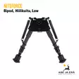 NITEforce CARBON Bipod matala ammuntatuki - yleiskuva edestä - Hiilikuitu bipodit - 6430061581912 - 2