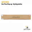 Niteforce See Thru Pop-up kyttäysteltta - Myyntipakkaus - Piilot ja suojat - 25012 - 5