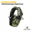 Niteforce SubSonic aktiivikuulosuojain, digital camo - yleiskuva edestä - Kuulosuojaimet - 6430061582032 - 1