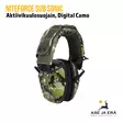 NITEforce SubSonic aktiivikuulonsuojain, Digital Camo - Kuulosuojaimet - 6430061582032 - 3