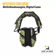NITEforce SubSonic aktiivikuulonsuojain, Digital Camo - Kuulosuojaimet - 6430061582032 - 5