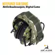 Niteforce SubSonic aktiivikuulosuojain, digital camo - kokoontaitettuna - Kuulosuojaimet - 6430061582032 - 10