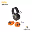 Peltor Sport-Tac aktiivikuulosuojaimet - oranssit huomiovärikupit erillään - Kuulosuojaimet - 7318640044852 - 9