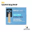 PPU 9,3x74R SP 18,5g kiväärinpatruuna - Muut kaliiperit - 8605003812982 - 1