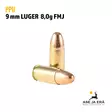 PPU 9 mm Luger FMJ 8,0g pistoolipatruuna - 9mm pistoolin patruunat - 8605003813262 - 2