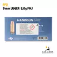 PPU 9 mm Luger FMJ 8,0g pistoolipatruuna - 9mm pistoolin patruunat - 8605003813262 - 5