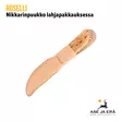 Roselli Nikkarinpuukko lahjapakkaus - puukko tupessa, edestä - Puukot - 6430056850092 - 6