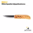 Roselli Nikkarinpuukko lahjapakkaus - vasen sivu, vaakakuva - Puukot - 6430056850092 - 3