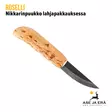 Roselli Nikkarinpuukko lahjapakkaus - oikea sivu, viistokuva - Puukot - 6430056850092 - 4