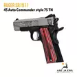 Ruger SR1911 .45 Commander Style 75TH - takaviistosta - Pistoolit - 736676167012 - 14