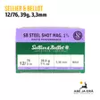 Sellier & Bellot 12/76 Steel Shot Magnum 39g haulikonpatruuna - 12/76 metsästyspatruunat - 8590690066742 - 43