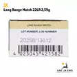 SK Long Range Match 22 LR Pienoiskiväärin Patruuna - 22 Subsonic patruunat - 4023045421582 - 5