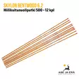 Skylon Bentwood 6.2 hiilikuitunuoliputki 500 - 12 kpl - nuoliputket edestä - Hiilikuituiset nuoliputket - 6426020830832 - 24