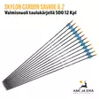 Skylon Carbon Savage 6.2 hiilikuitunuoli 500 12 Kpl - Yleiskuva - Hiilikuitunuolet - XPP-SK-D500 - 1