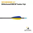 Skylon Novice 4.2 800 30" feather hiilikuitunuoli -  Yksityiskohta sulka - Hiilikuitunuolet - A040592 - 7