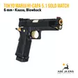 Tokyo Marui Hi-Capa 5.1 Gold Match 6 mm Airsoft pistooli -blowback - Pistoolit ja -revolverit - 4952839142672 - 5
