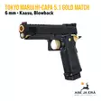 Tokyo Marui Hi-Capa 5.1 Gold Match 6 mm Airsoft pistooli -blowback - Pistoolit ja -revolverit - 4952839142672 - 2