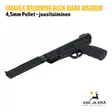 Umarex Browning Buck Mark Magnum Spring 4,5mm Diabol ilmapistooli - Jousi ja puristeilma ilmapistoolit - 4000844732422 - 8