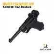 Umarex P.08 Parabellum CO2 steel BB Blowback ilmapistooli - BB kuula ilmapistoolit - 4000844563682 - 9
