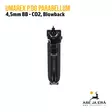 Umarex P.08 Parabellum CO2 steel BB Blowback ilmapistooli - BB kuula ilmapistoolit - 4000844563682 - 3