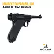 Umarex P.08 Parabellum CO2 steel BB Blowback ilmapistooli - BB kuula ilmapistoolit - 4000844563682 - 6