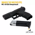Umarex T4E Walther PPQ M2 .43 CO2 ilmapistooli ja lipas erillään - T4E Defence kuula-aseet - 4000844620842 - 10
