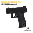 Umarex T4E Walther PPQ M2 .43 CO2 ilmapistooli takaviistosta - T4E Defence kuula-aseet - 4000844620842 - 3