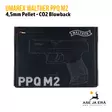 Umarex Walther PPQ M2 4,5 mm Pellet CO2 Blowback ilmapistooli - Ilma-aseluoti ilmapistoolit - 4000844740052 - 22