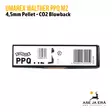 Umarex Walther PPQ M2 4,5 mm Pellet CO2 Blowback ilmapistooli - Ilma-aseluoti ilmapistoolit - 4000844740052 - 24