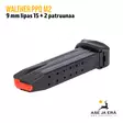 WALTHER PPQ M2 9mm lipas 15+2 - Pistoolien lippaat - 723364200472 - 7