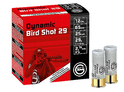 12/65 Geco Dynamic Bird Shot 31g 2,9mm haulikonpatruuna - Haulikon ratapatruunat - 4000294002342 - 2