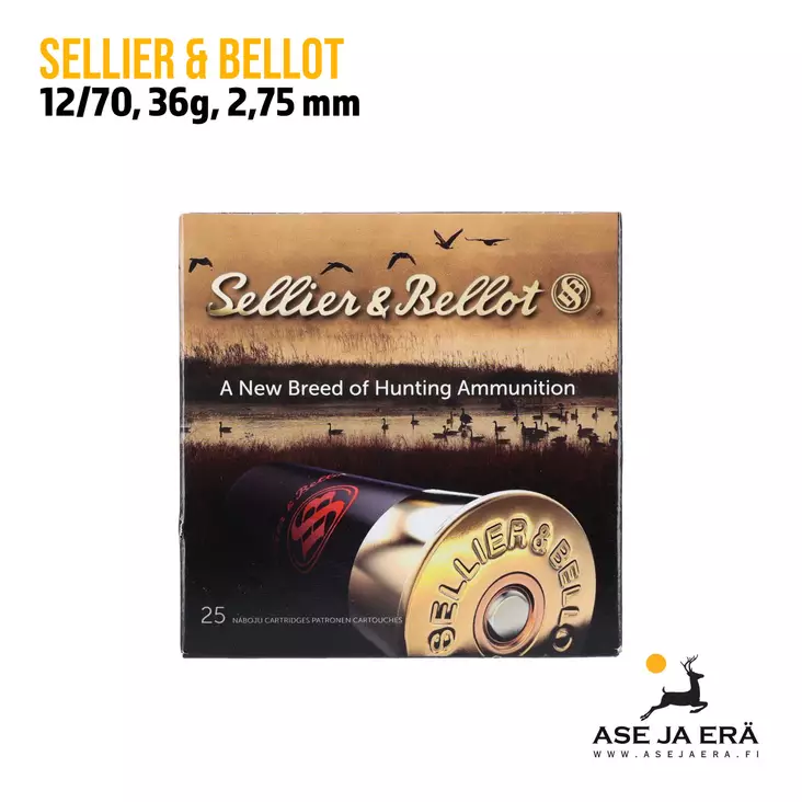 12/70 Sellier & Bellot Fortuna 36g Haulikonpatruuna - 12/70 metsästyspatruunat - 8590690103942 - 1
