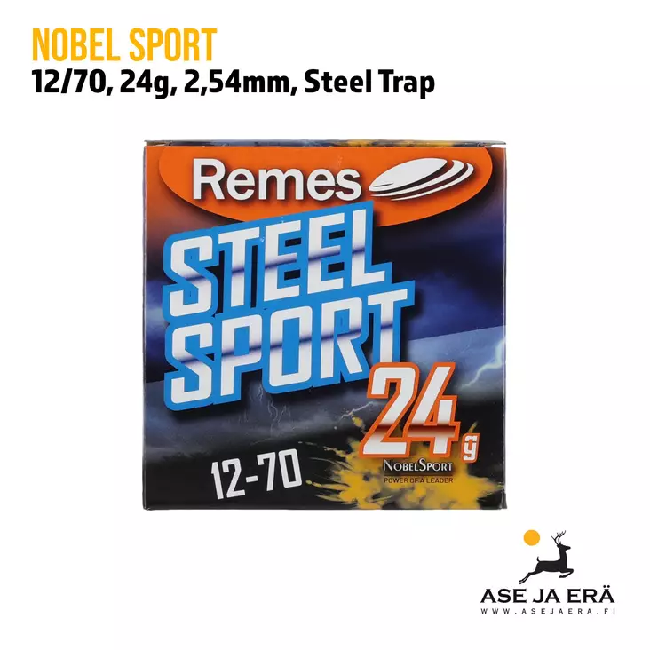 12/70 Steel Sport Nobel 24g No 7 Haulikon kiekkopatruuna - Haulikon ratapatruunat - 3268790022122 - 2