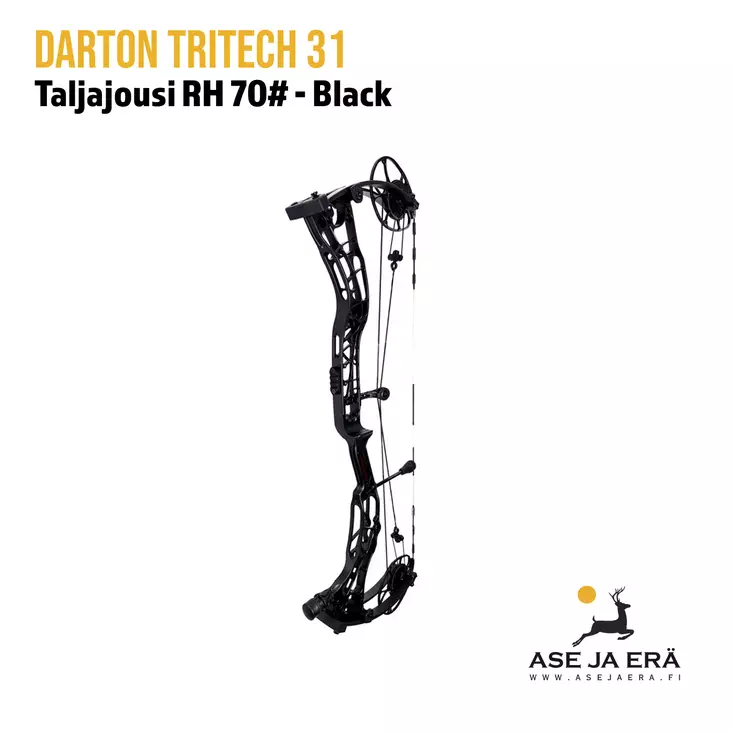 Darton Tritech 31 RH 70# Black Kompakti metsästysjousi - Yleiskuva - Metsästysjousi - 0014981710452 - 1