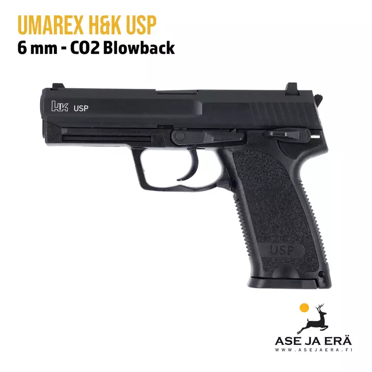 Umarex H&K USP CO2 Blowback 2.6356  Airsoft pistooli - Yleiskuva - Pistoolit ja -revolverit - 4000844627582 - 1