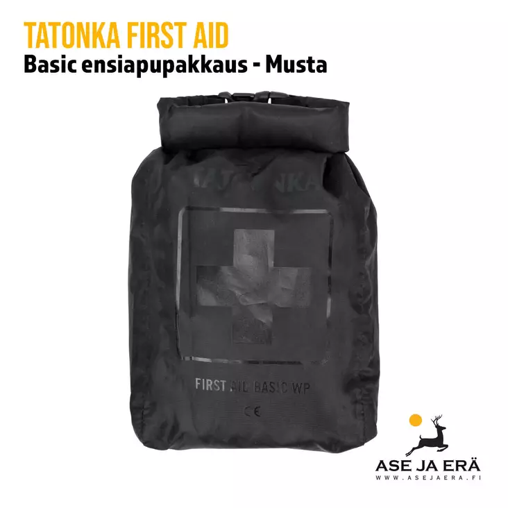 Tatonka First Aid Basic ensiapupakkaus - Musta edestä - Muut retkeilytarvikkeet - 4013236341232 - 1